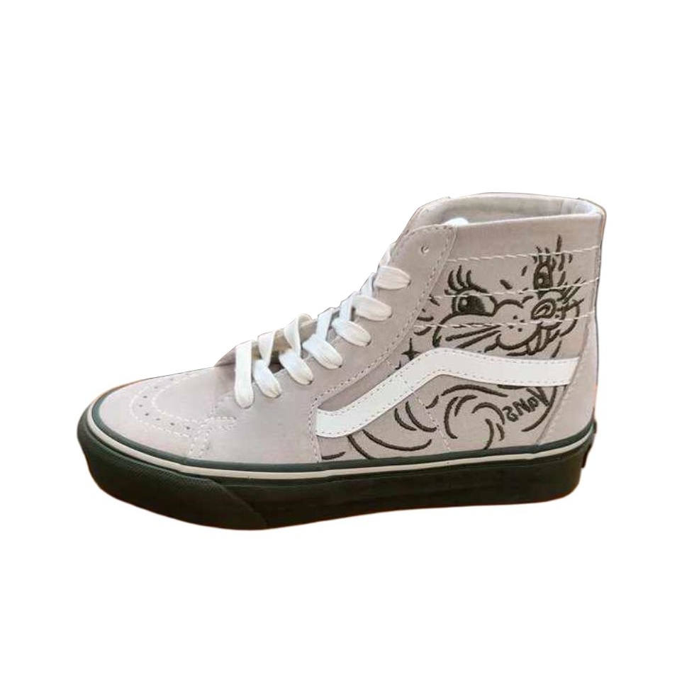 Vans Shoes Sk8-Hi - Vans SK8 HI ハイカットスケートボードシューズ ユニセックス グレー