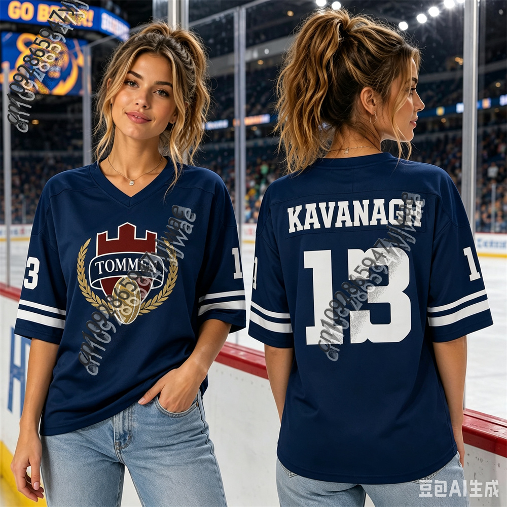 Women'S Fashion Rugby Shirt - カバナウ13 ビッグス10 ギブソン07 フィーリー12 ラグビージャージ ボーイズ・オブ・トムン