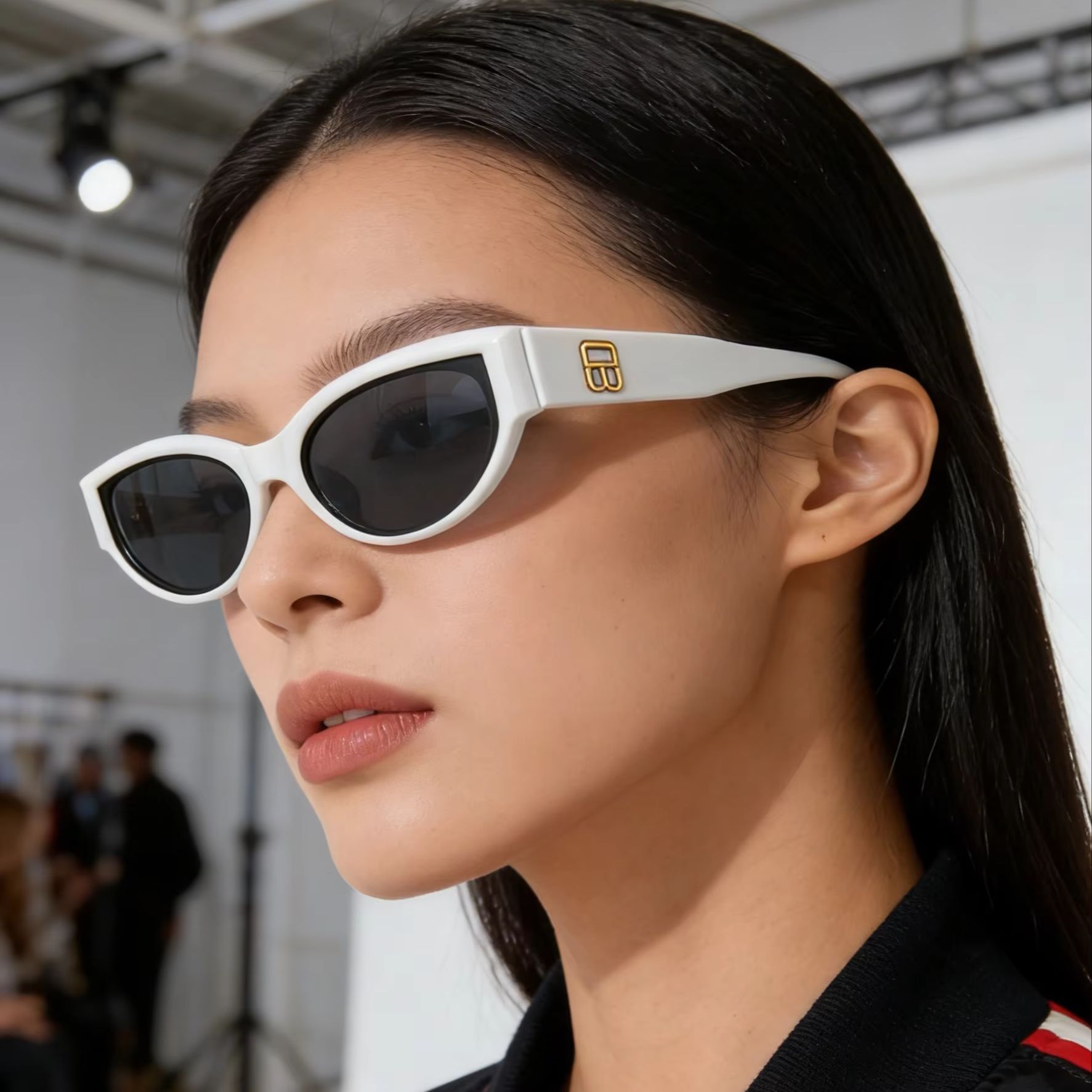Women'S Fashion Eyewear - 女性レトロキャットアイサングラス小さなオーバルシェード UV400 保護ファッションアウトドアビーチドライビングアイウェアユニセックス