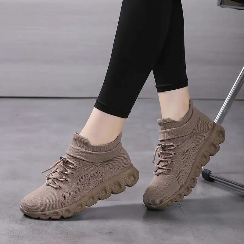 Sneakers Fashion Women - アンチスリップスノーボードブーツ高級ハイヒールブルーヒールシューズ女性カジュアル女性スニーカースポーツランニングファッションマンテニス