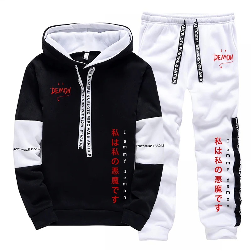 Women Fashion Outfits - 2026新作 パーカーとスウェットパンツの2点セット メンズ/レディース デイリーカジュアル スポーツ フード付きアウトフィット