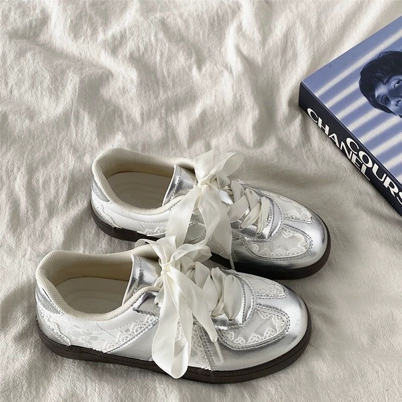 Sneakers Fashion Women - レディーススニーカー 高級ブランド カジュアルシューズ 軽量で快適なウォーキングシューズ レディース レースアップ