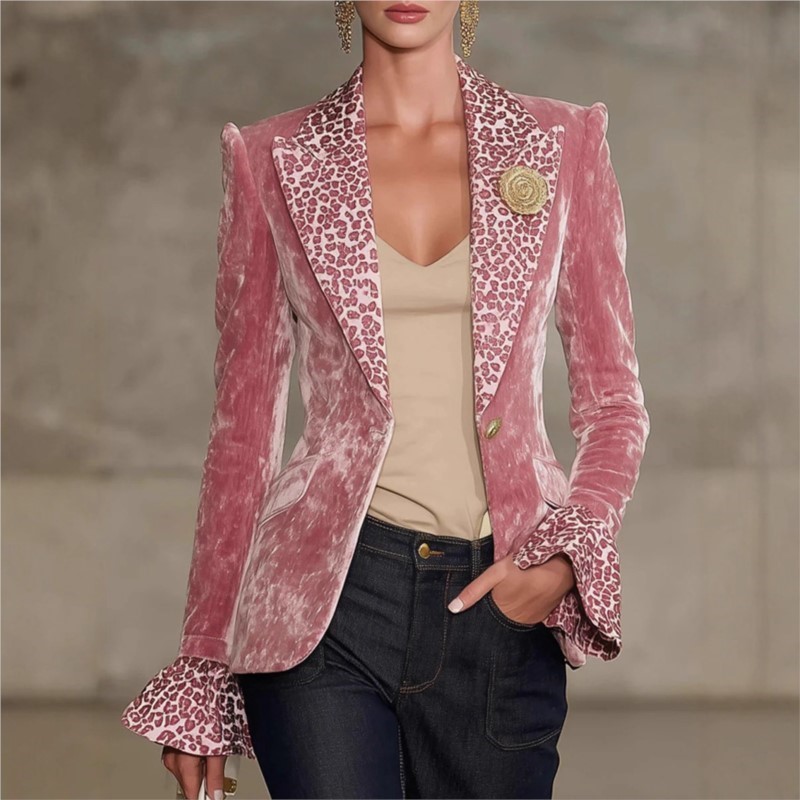 Velvet Blazer Women - 高級無地ベルベットブレザー女性のためのシングルブレスト女性ブレザージャケットスリムフィットオフィスレディーアウターコート