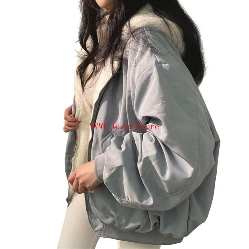 女性用リバーシブルウォームフェイクファーズコートフード付きフ - Sherpa Coat Women のレビューと価格