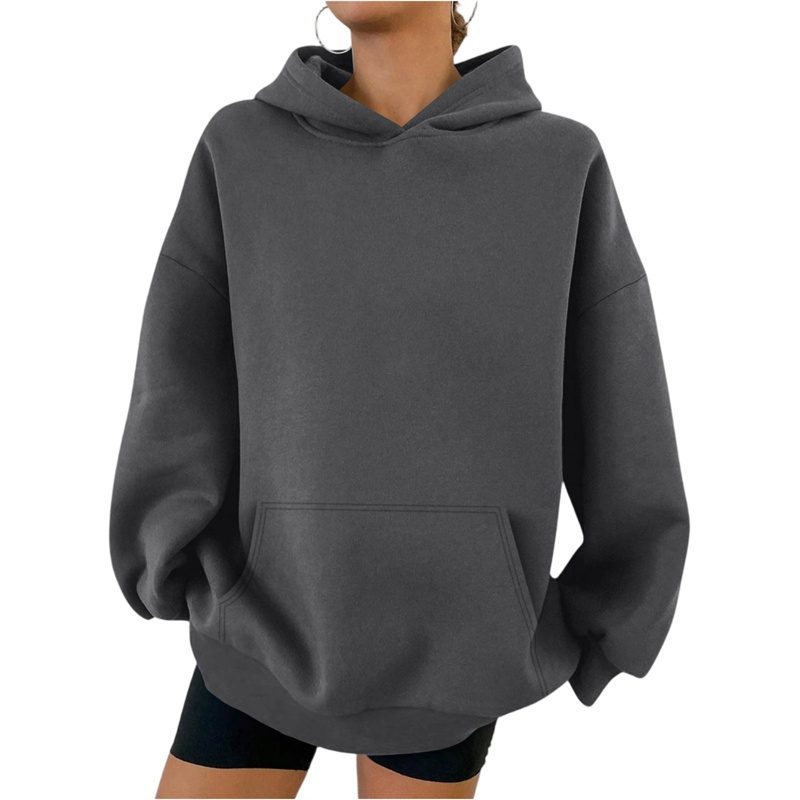 2026年春秋メンズカジュアルパーカー女性ルーズ長袖プルオー - Women'S Fashion Hoodie のレビューと価格