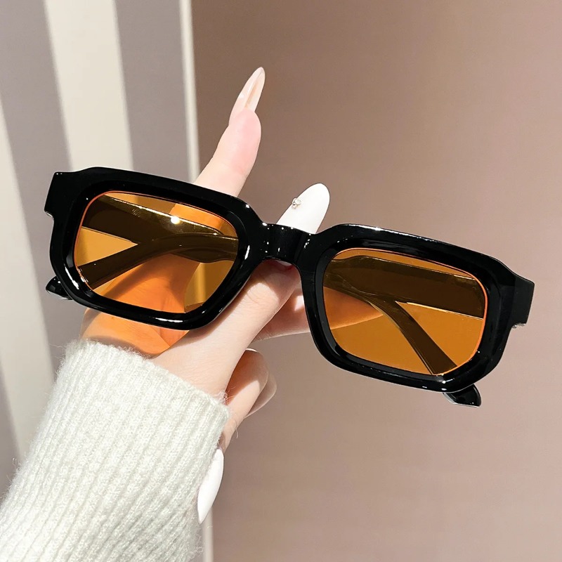 新作人気 スクエアスモールフレーム レトロファッションサング - Women'S Fashion Eyewear のレビューと価格
