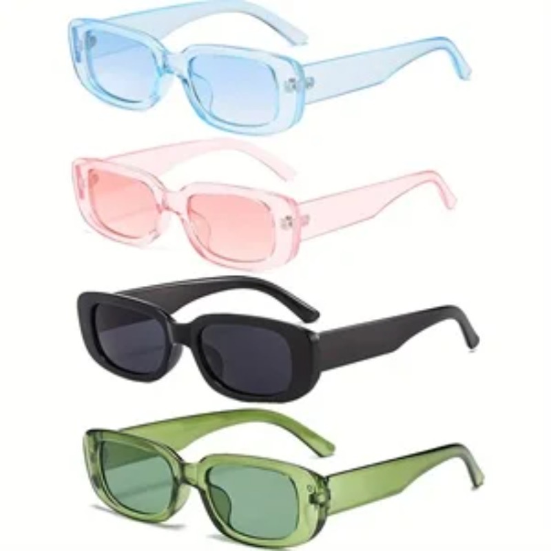 1/4 個新しい小さな正方形サングラス女性男性トレンディなヴ - Women'S Fashion Eyewear のレビューと価格