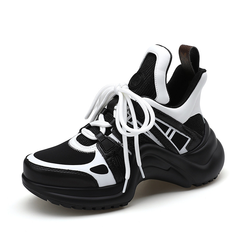 レジャーPUメッシュ通気性スニーカー レディース ファッショ - Sneakers Fashion Women のレビューと価格