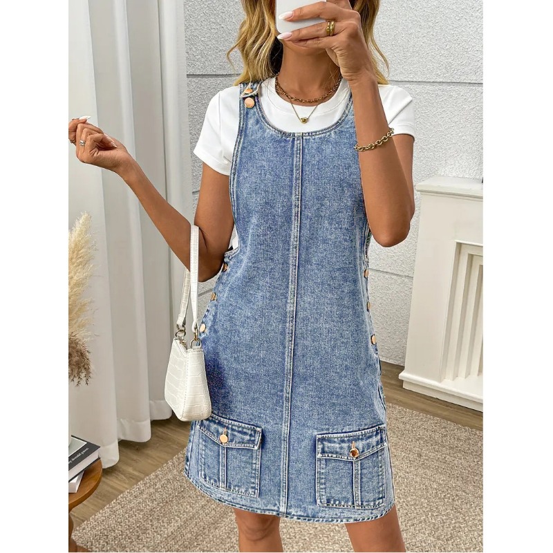 2026年夏 レディース Y2K 韓国風 ヴィンテージ デニ - Women'S Fashion Overalls のレビューと価格