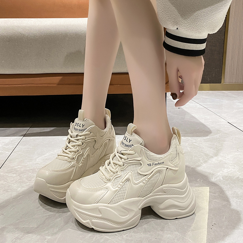 女性用身長アップスニーカー 春夏新作 厚底シューズ レディー - Sneakers Fashion Women のレビューと価格