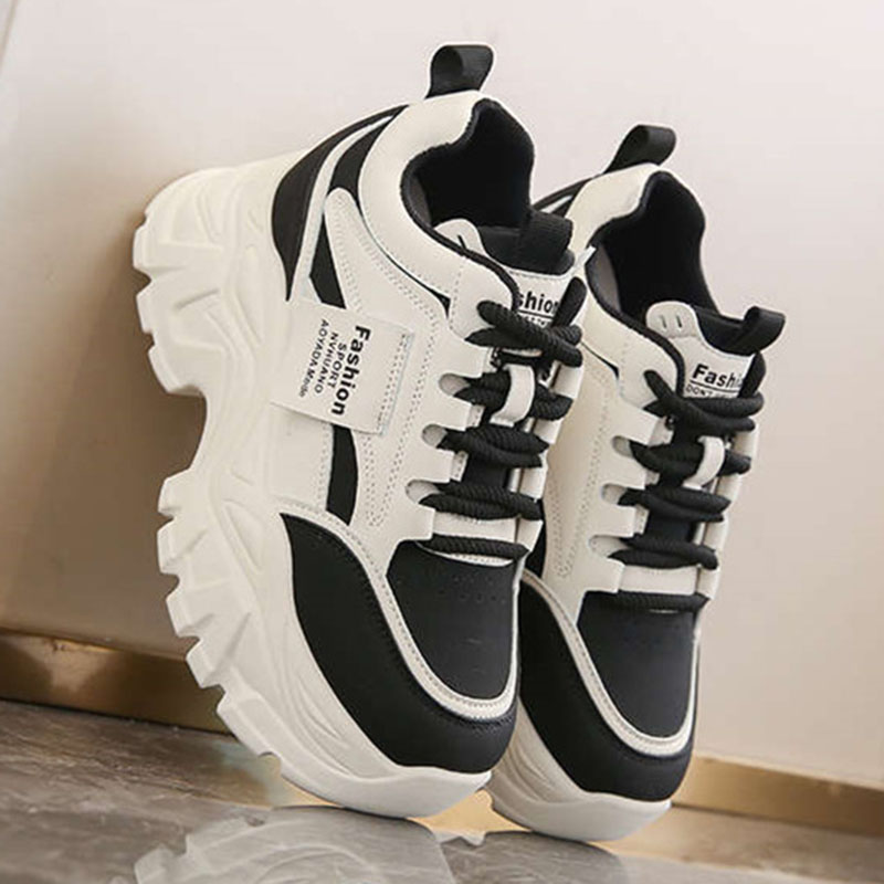 新作ファッションプラットフォームスニーカー　内側身長アップ8 - Sneakers Fashion Women のレビューと価格