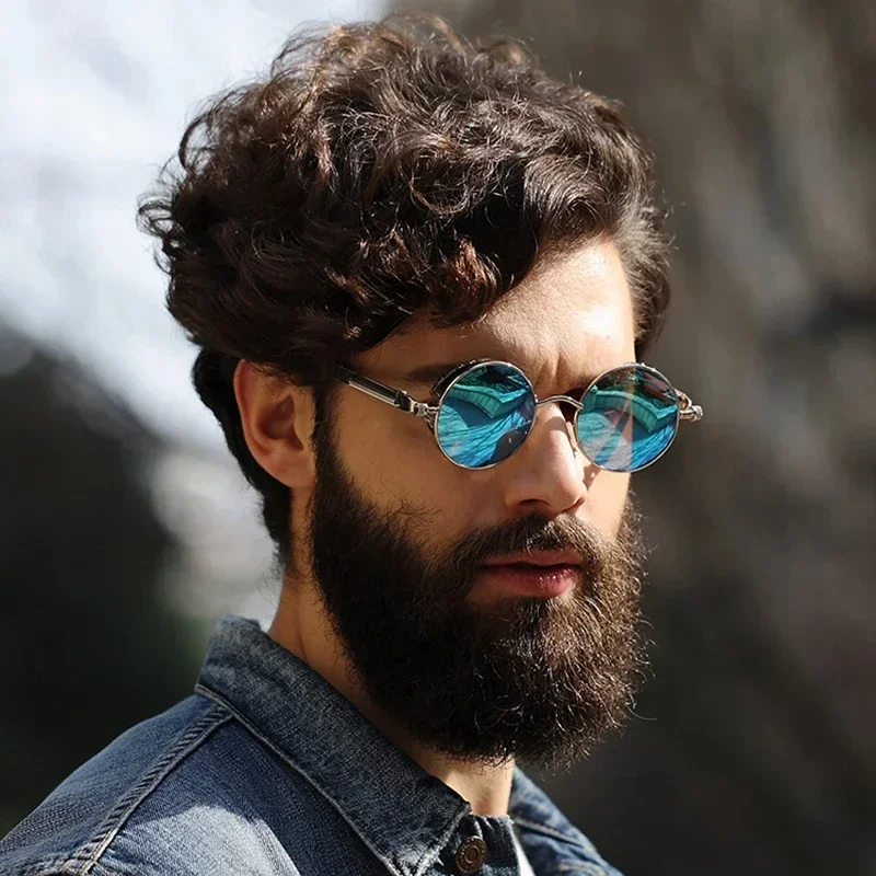 クラシックなスチームパンクサングラス男性と女性用レトロラウン - Women'S Fashion Eyewear のレビューと価格