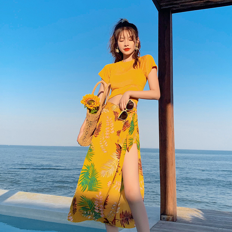 2026 新しい 3 ピース水着女性おなかコントロール痩身  - Women Fashion Korean のレビューと価格