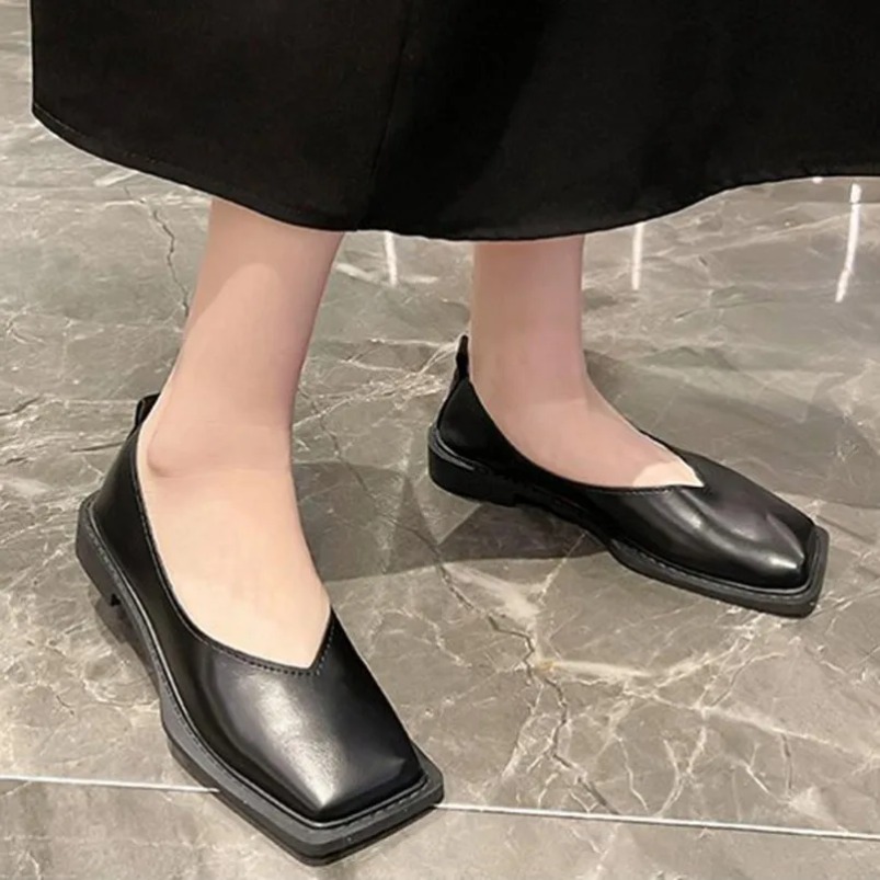 ローマ風レディースローヒールパンプス、女性用フラットシューズ - Sneakers Fashion Women のレビューと価格