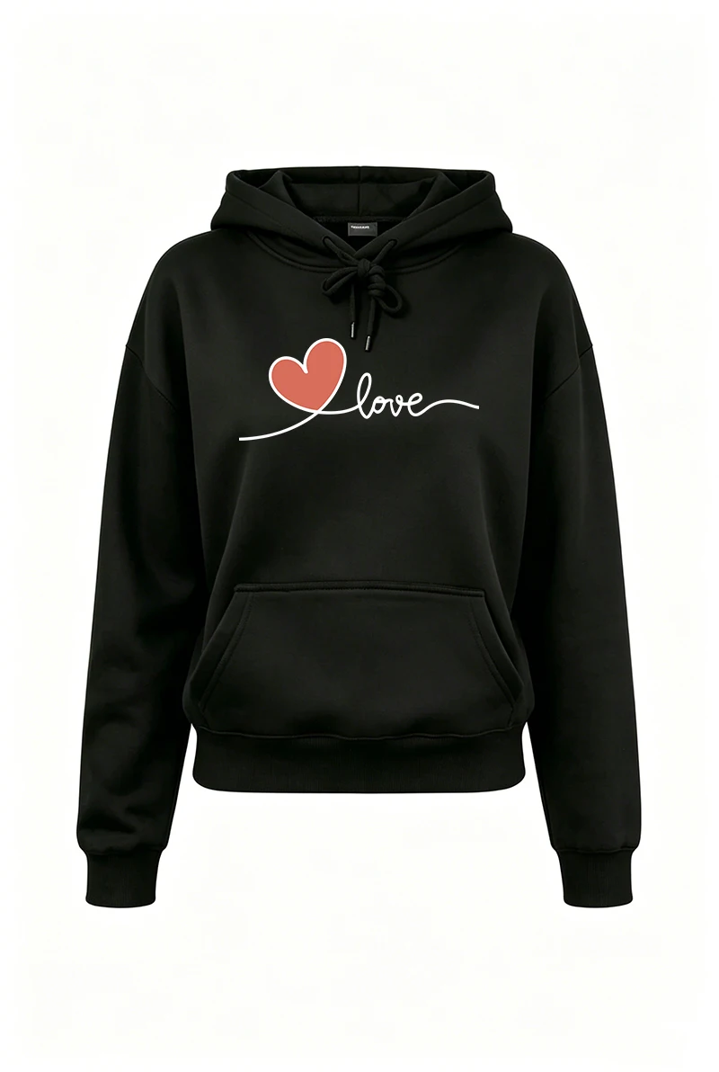 レディーストラックスーツプリントカジュアル長袖フーディスウェ - Women'S Fashion Hoodie のレビューと価格