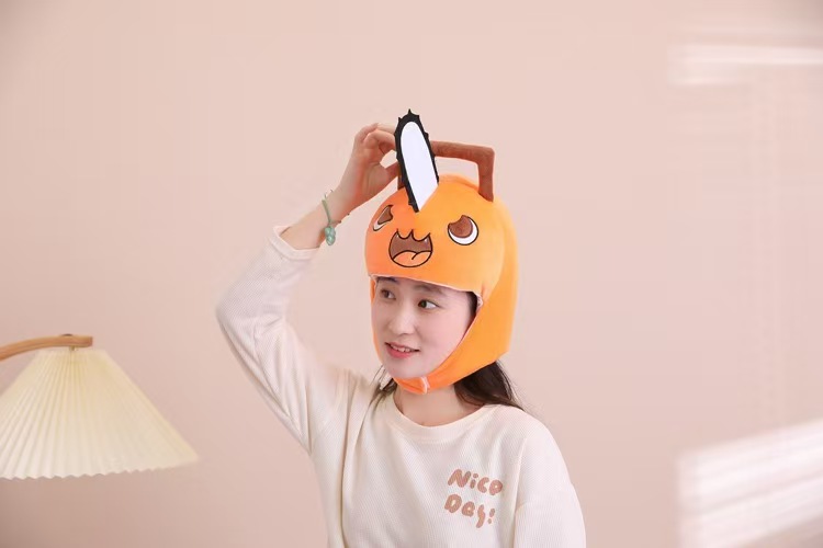 アニメチェーンソーマンポチタコスプレぬいぐるみヘッドギアキャ - Women'S Fashion Hoodie のレビューと価格