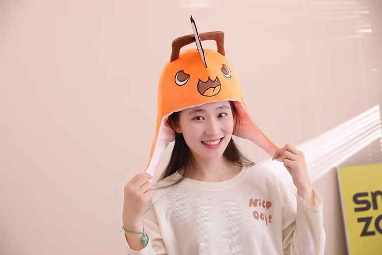アニメチェーンソーマンポチタコスプレぬいぐるみヘッドギアキャ - Women'S Fashion Hoodie のレビューと価格