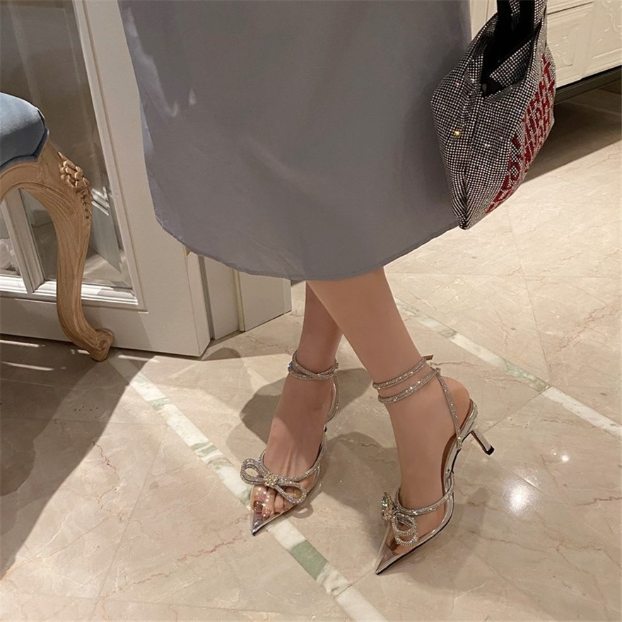 ファッションダイヤモンドボウノットレディースサンダル 202 - Women Fashion Korean のレビューと価格
