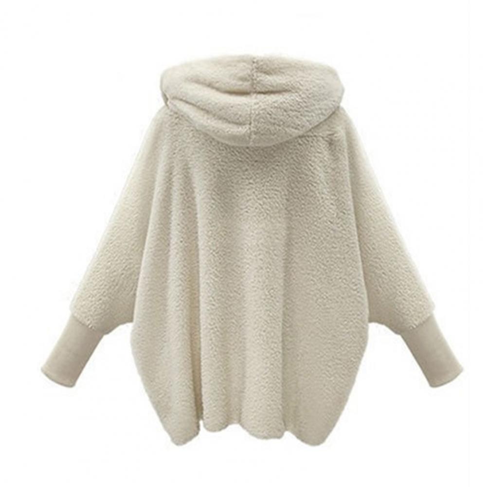 女性用ポリエステルコート レディースファジーフード付きカーデ - Sherpa Coat Women のレビューと価格