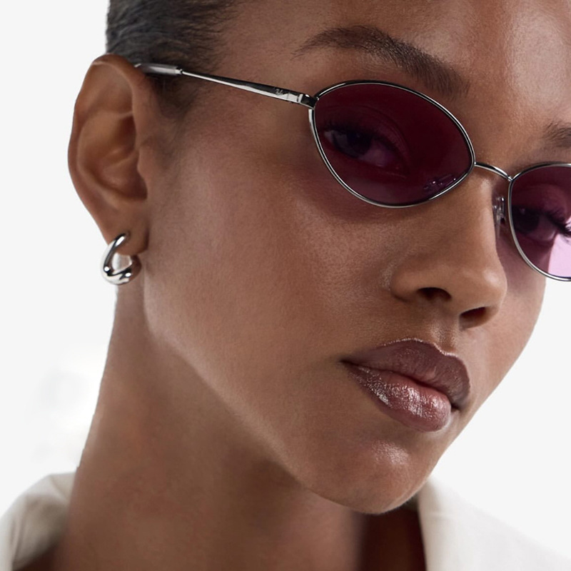 レトロなキャットアイ女性用サングラス、ブランドデザイン、オー - Women'S Fashion Eyewear のレビューと価格
