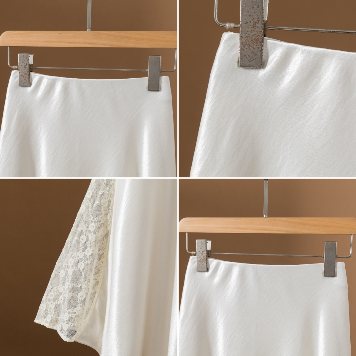 おしゃれなレーススプライスフィッシュテールミディスカート レ - A-Line Skirt Midi のレビューと価格