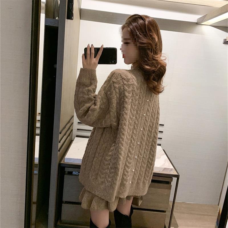 プレミアム韓国冬スタイルセット 厚手のニットセット 快適なオ - Women Fashion Korean のレビューと価格