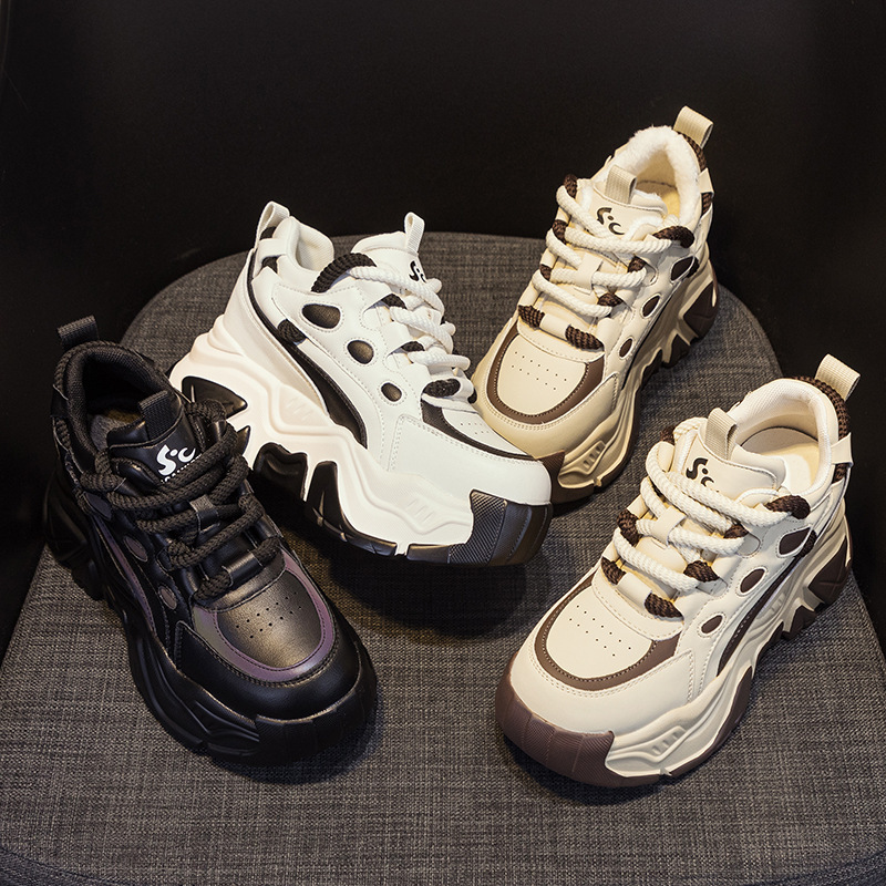 2026年新作 レディース レザーインナー身長アップシューズ - Sneakers Fashion Women のレビューと価格