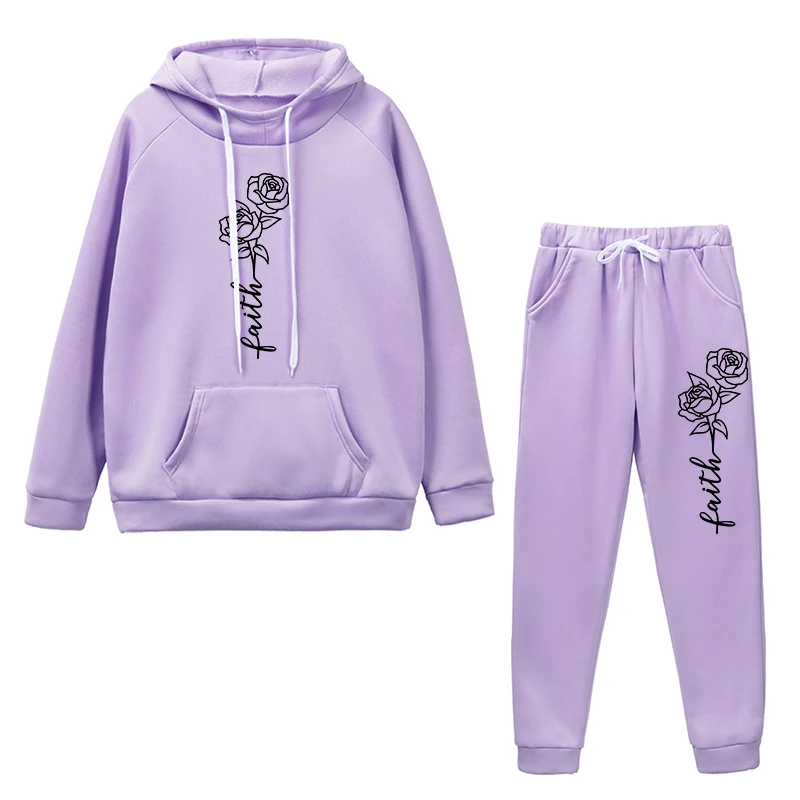 2026年高品質レディース秋冬プリントフード付きトラックスー - Women Fashion Outfits のレビューと価格