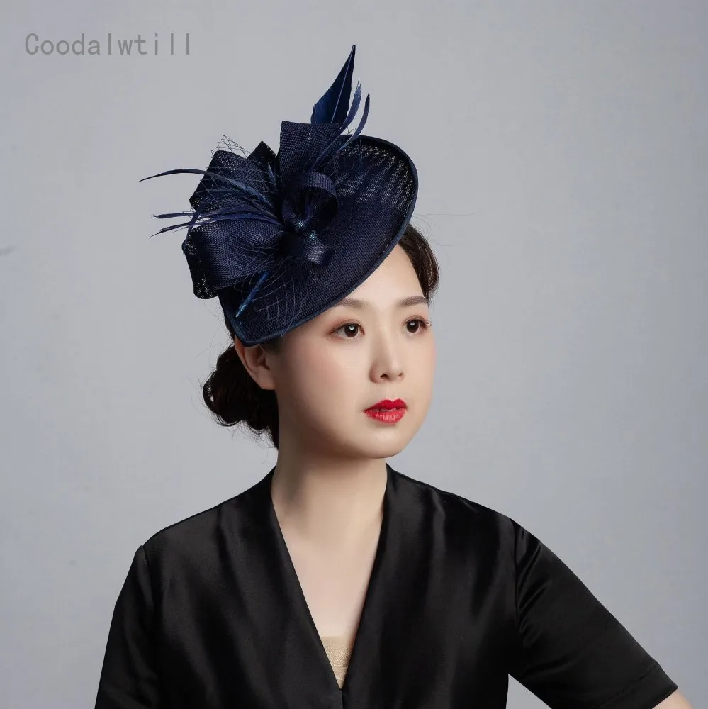 女性のための結婚披露宴の日の帽子,女性のためのベールと羽のヘ - Women'S Fashion Melbourne のレビューと価格